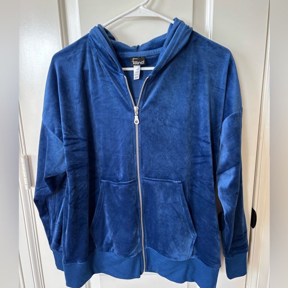 Felina Royal Blue Fleece Jacket